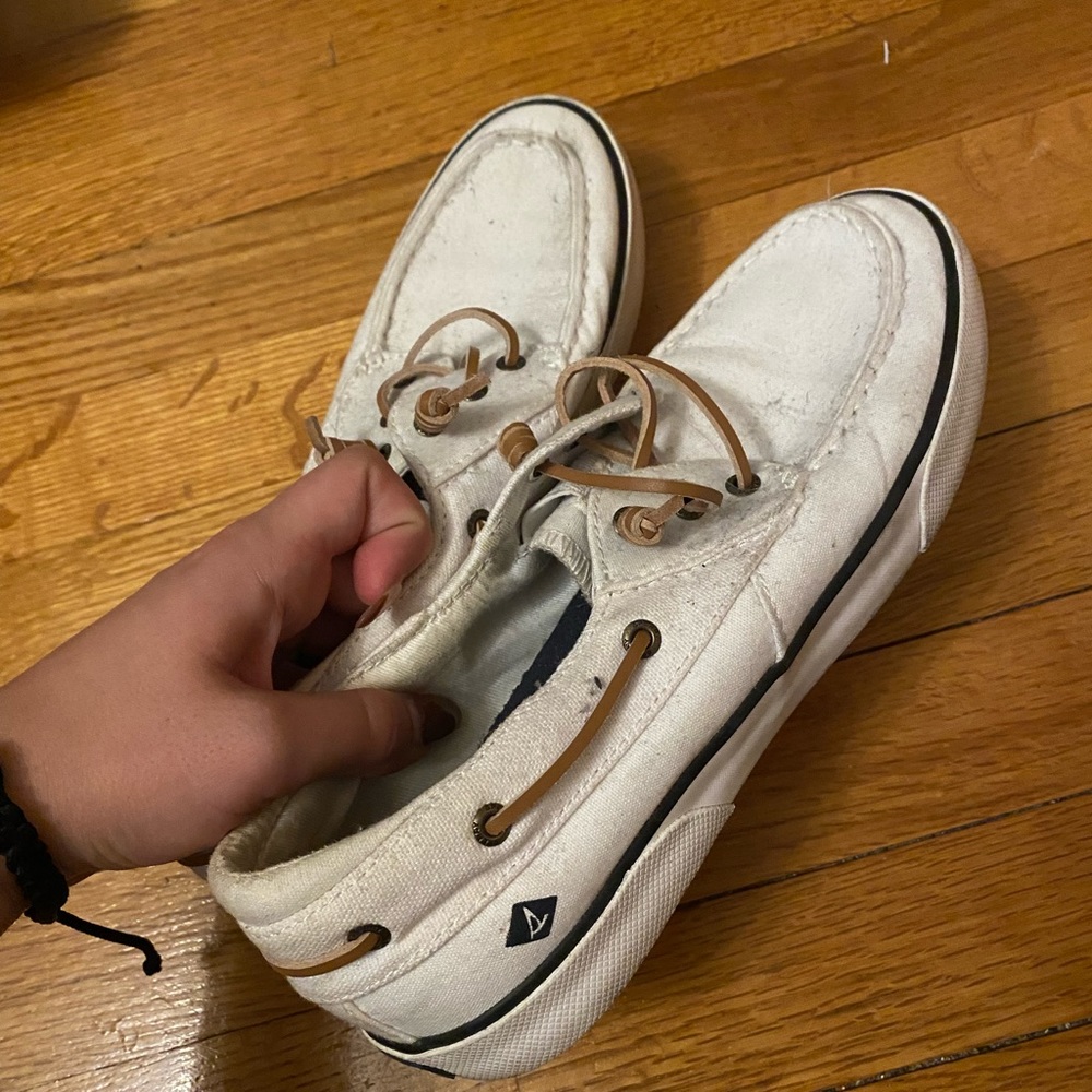 White Sperrys